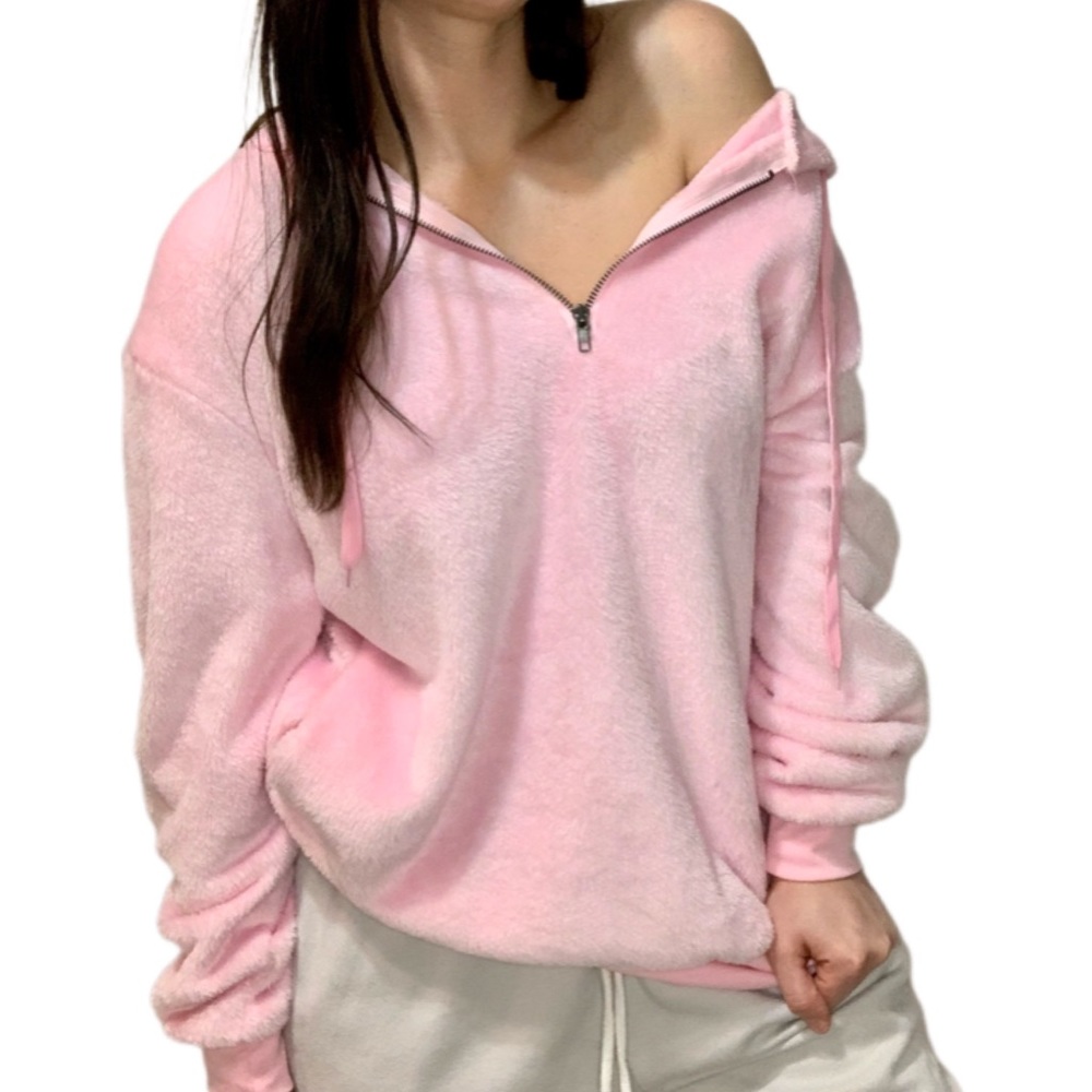 NWOT The SOFTEST Fuzzy Oversized Hoodie